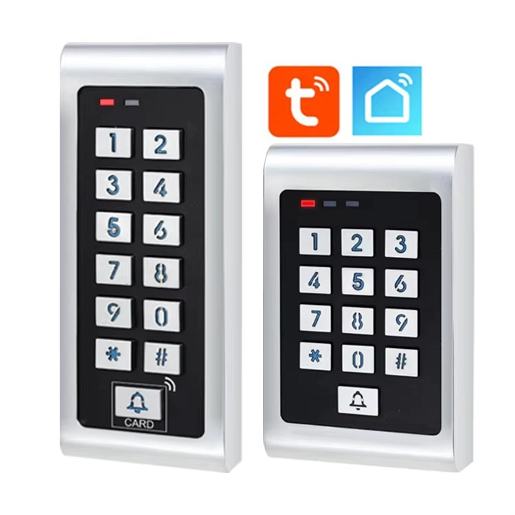Çin Çin Fabrika Tedarikçisi Tuya WiFi Akıllı Erişim Kontrolü IP66 Su Geçirmez RFID Dijital Tuş Takımı APP Ev ve Ofis için Uzaktan Kapı Giriş Sistemi üretici firma