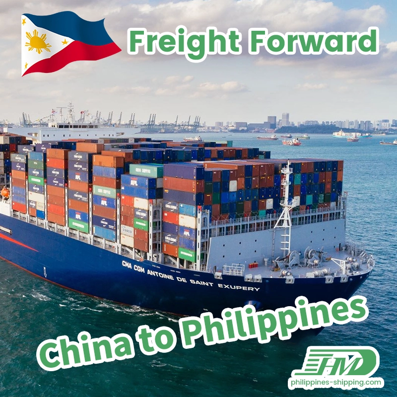Door to door shipping agent Guangzhou China to Philippines sea freight rate