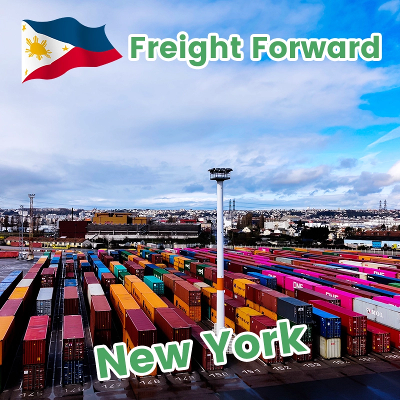 Shipping rates from Philippines to New York USA door to door sea freight forwarder in China