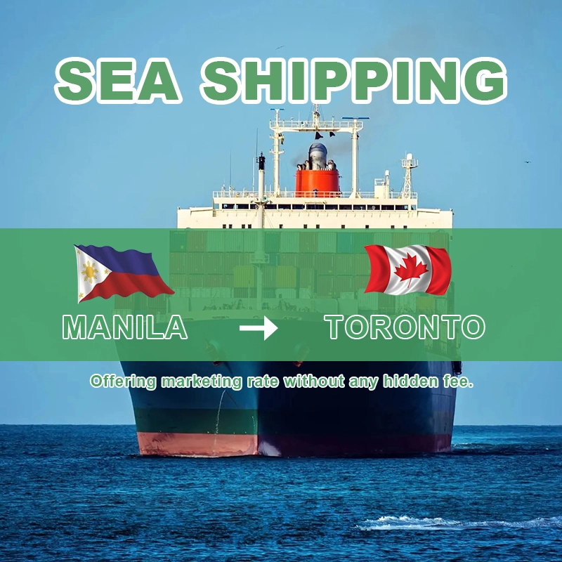 Logistics service Philippines Manila Davao to Canada door to door sea shipping freight forwarder