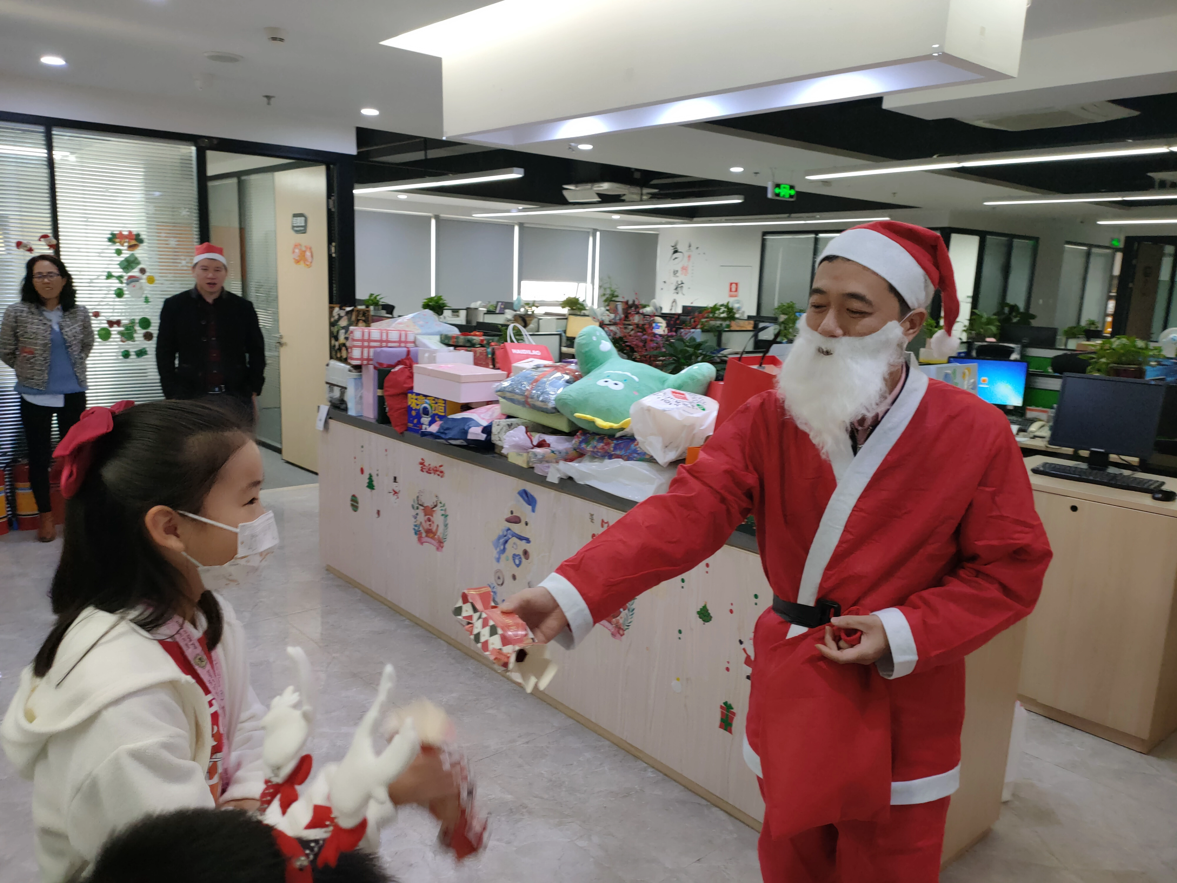 Christmas Gifts Exchange event in Sunny Worldwide Logistics