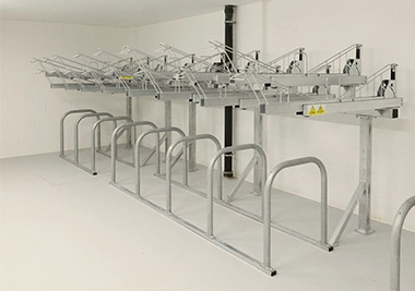China Too rampant! The Canadian stupid thief couldn't unlock the bike and took the parking rack away! manufacturer