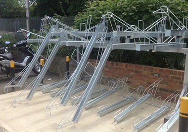 China Practical Application of Material Q235-- Parking Frame fabricante