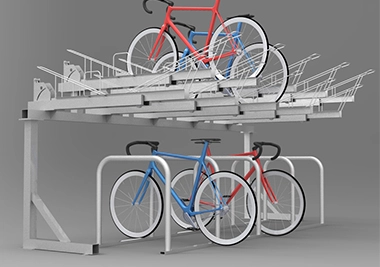 China Bicicletário na Prefeitura de Olympia homenageia o falecido voluntário Jerry Parker fabricante