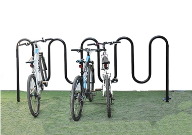 China Ao ar livre bicicletário Bike Rack: onda é muito popular e mais barato fabricante
