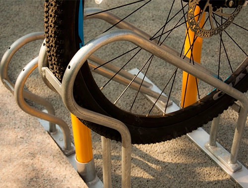 China bicicletários: estreias Parklet 'brincalhão' em Iowa City fabricante