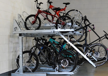 China Instalação de rack de piso de bicicleta fabricante