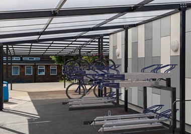 China Embalagem e carregamento de contêineres para bicicletários double decker fabricante