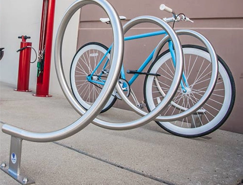 China Racks bicicleta Espiral fabricante
