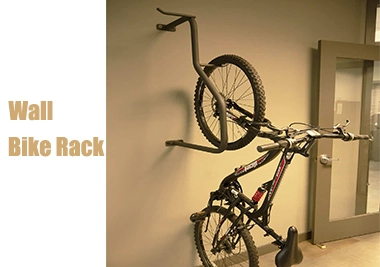 China estacionamento de bicicletas criativo - duas bicicletas foram pendurados sob a janela em Shenyang fabricante