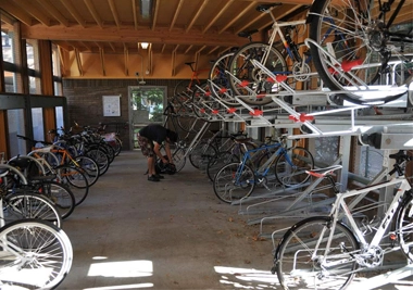 China Outdoor Bike Storage Solutions for Campus manufacturer