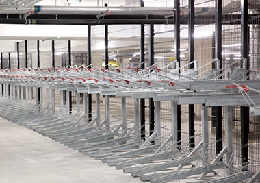 China Maximizing Space with Two-Tier and Vertical Bike Parking Systems manufacturer