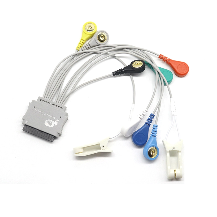 China Multi Leads EEG ECG Monitoring Electrode Cable manufacturer