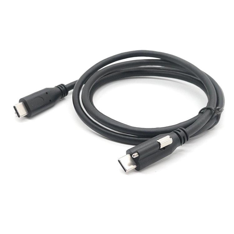 Cina Cavo di ricarica maschio da tipo C a C con blocco a vite singola USB produttore