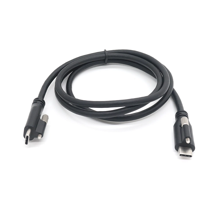 Câble de chargement USB à vis unique de type C à C mâle