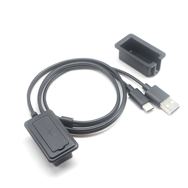 China Backpack USB A & Type C Charging Port Adapter Extension Charge Cable manufacturer