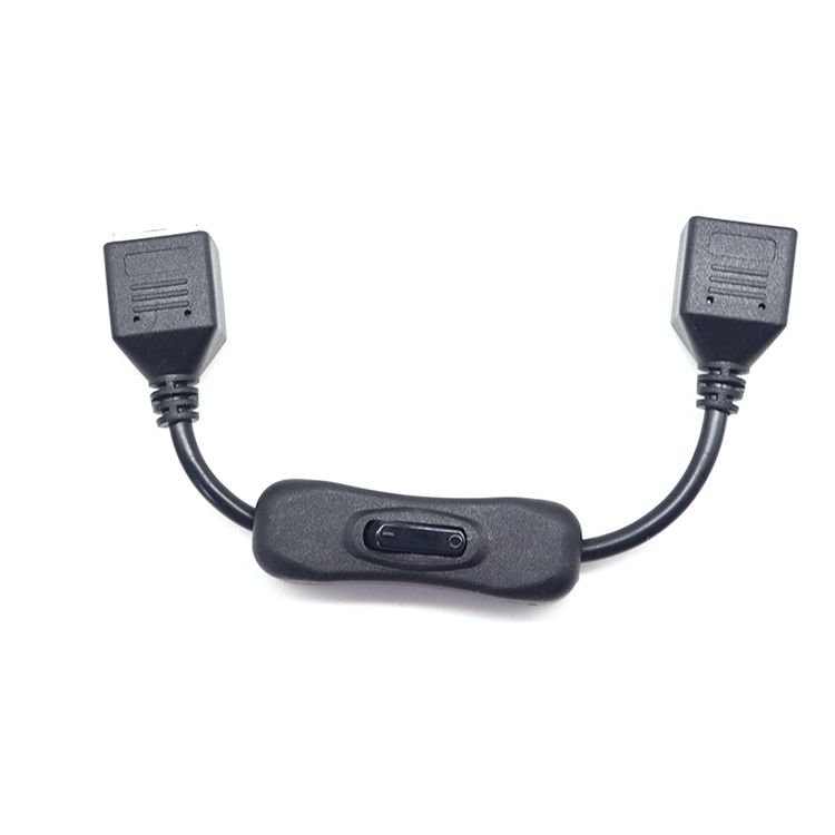 Geformtes Ethernet-Verlängerungstelefonkabel RJ12-Buchse auf Buchse