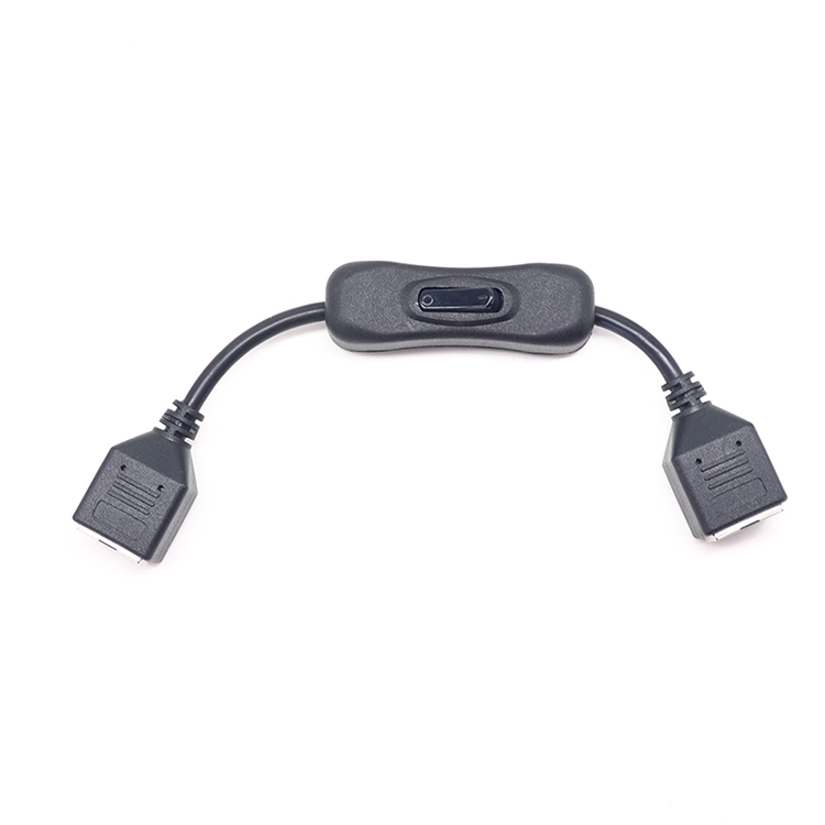 Geformtes Ethernet-Verlängerungstelefonkabel RJ12-Buchse auf Buchse