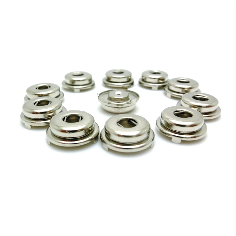 China Ni-plated 4.0mm Electrode Female Snap Button with 3 Jaw manufacturer