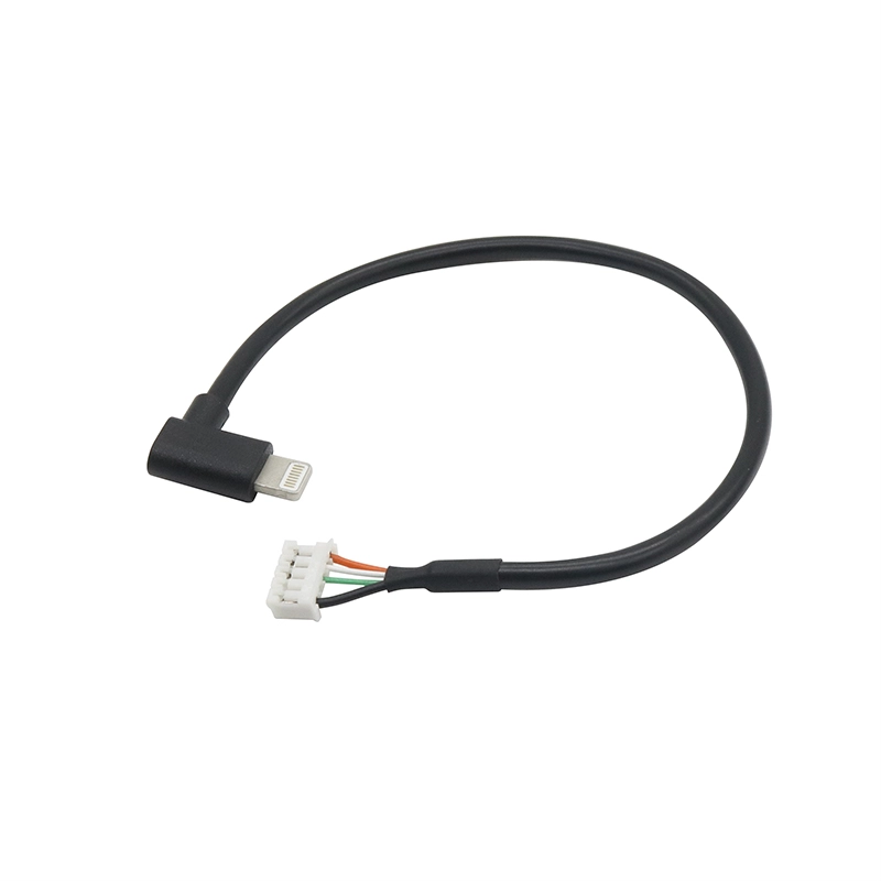 China 90 Grad Apple Lightning Stecker auf JST XH2.54 5Pin Molex Kabel Hersteller