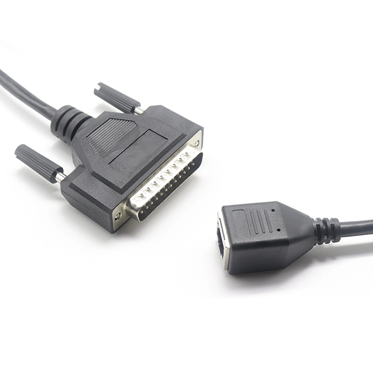 Modemverbindungskabel RJ45 8P8C Buchse auf DB25 Stecker
