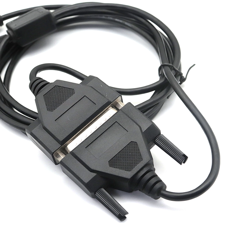 Y-Splitter D-Sub 44Pin Stecker auf Buchse RS232 Serielles Kabel