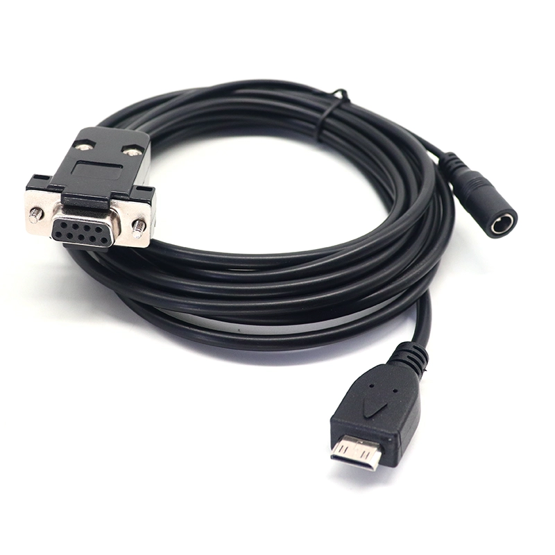 China Cabo adaptador HDMI para RS232 DB9 serial de 9 pinos com conector DC5525 fabricante