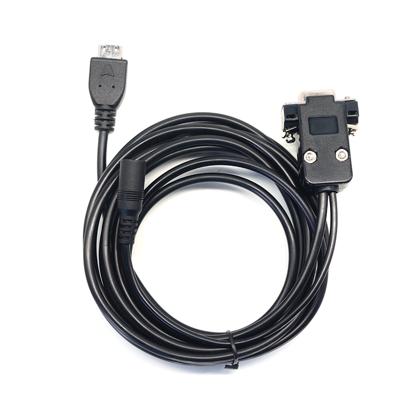 HDMI 转 RS232 DB9 串行 9 针适配器电缆,带 DC5525 连接器