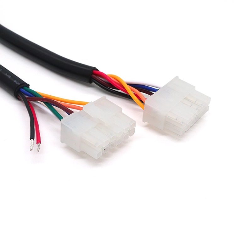 定制串行端口 RS232 DB15Pin 公连接器到 Molex 延长电缆