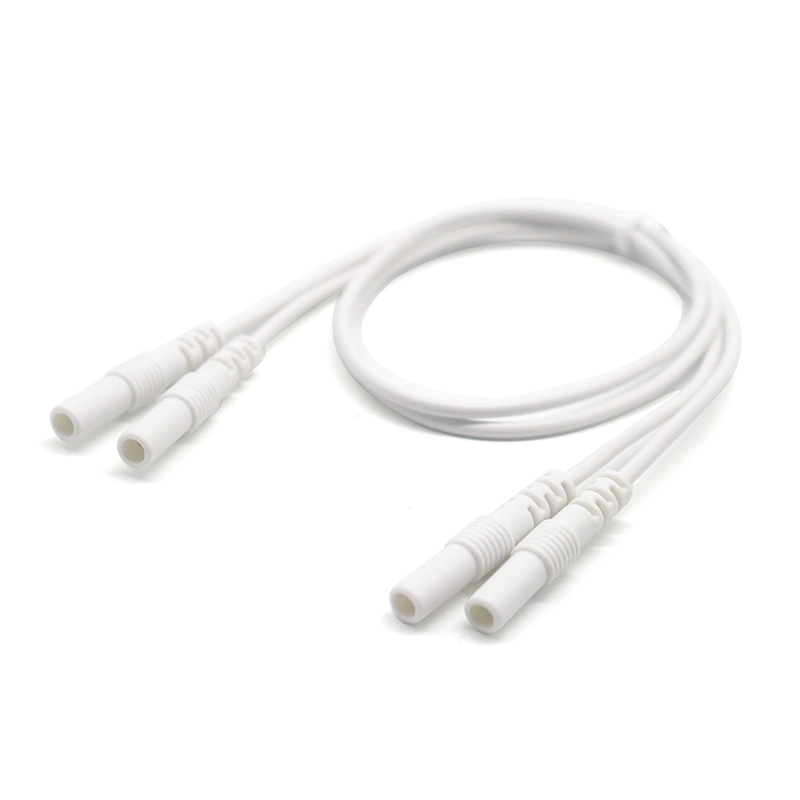 Ersatzkabel für Zehnereinheit, 2,0-mm-Pin-Buchse, Verlängerungselektrodenkabel