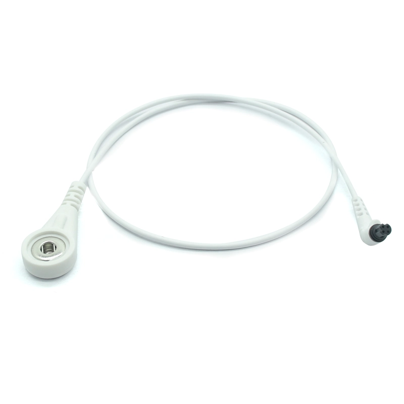 Fabrik-Elektrodenkabel 3,5 mm 4,0 mm Buchse EMS Snap auf 4-poliges PNS-Luftfahrtstecker-Anschlusskabel