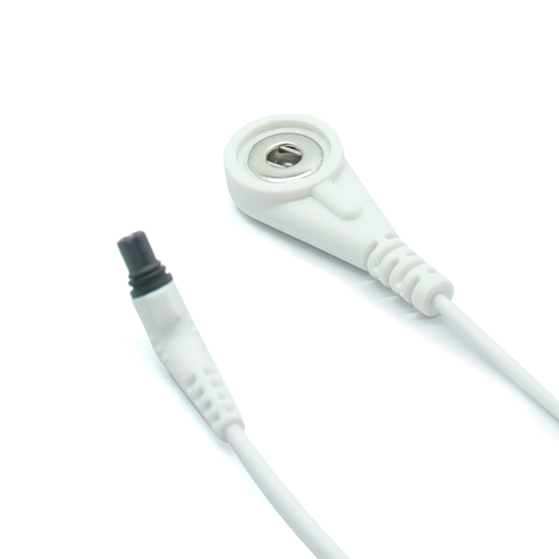 Fabrik-Elektrodenkabel 3,5 mm 4,0 mm Buchse EMS Snap auf 4-poliges PNS-Luftfahrtstecker-Anschlusskabel