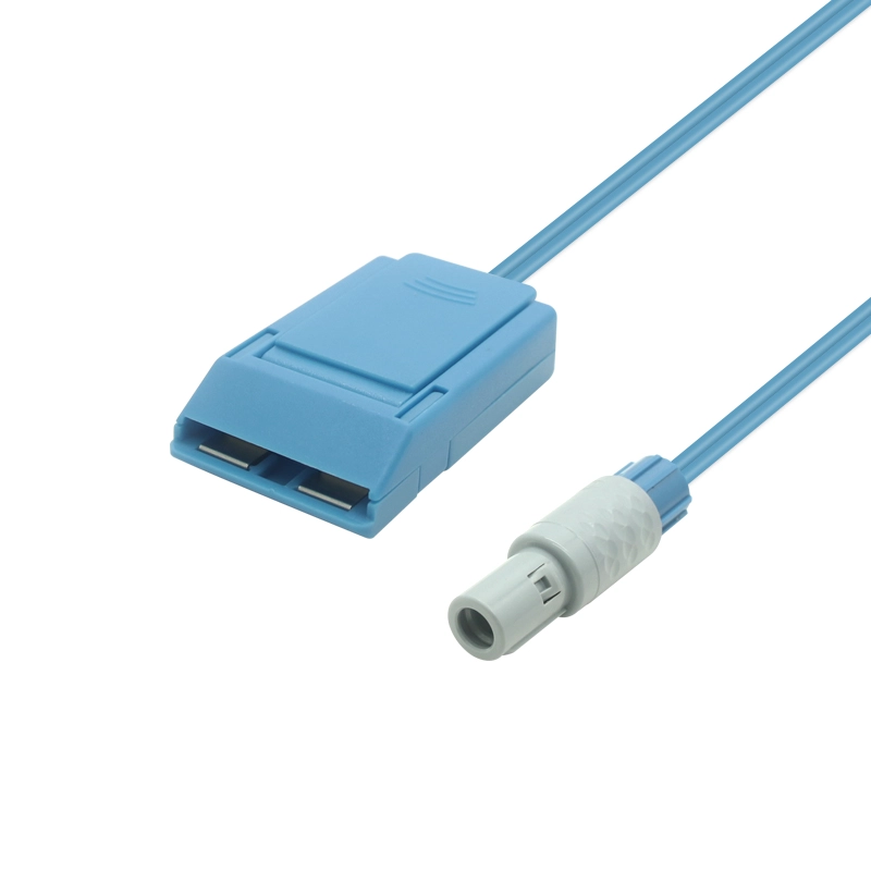 porcelana La fábrica de China modificó el cable médico USB del alambre conductor del electrodo del clip de Lemo 2P al cable de ECG para la máquina del ccsme fabricante