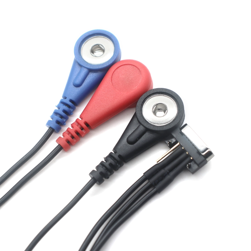 Cina ABS Shell USB Type C to 2 Lead ECG  EKG Female Snap Electrode Lead Wire Medical Cable - COPY - 4aw9u8 produttore