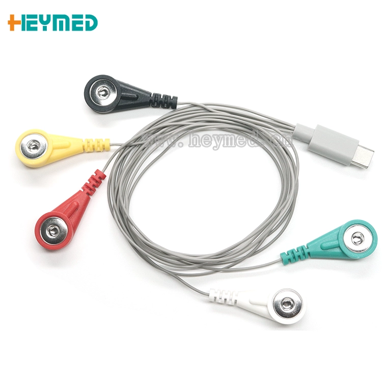 China Type-C van hoge kwaliteit tot 4,0 mm Snap Cable | Duurzame ECG/EKG Medical Cable Leverancier uit Dongguan, China fabrikant