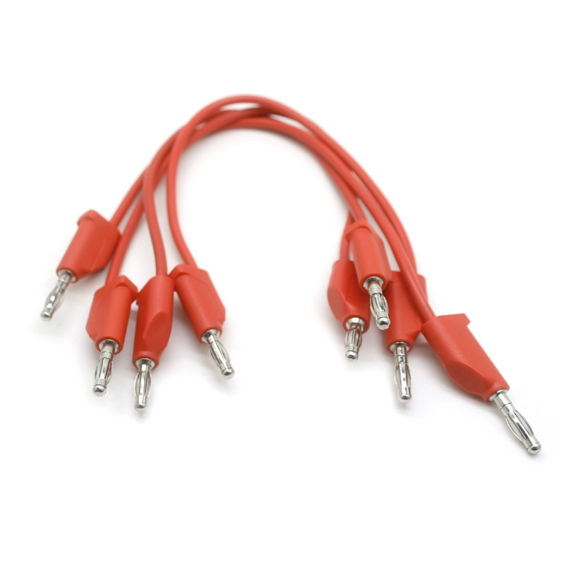 China 4,0 mm bananenplug testen looddraad | Hoogwaardige elektrische testkabel ISO13485 & ISO9001 gecertificeerd gemaakt in Dongguan China fabrikant