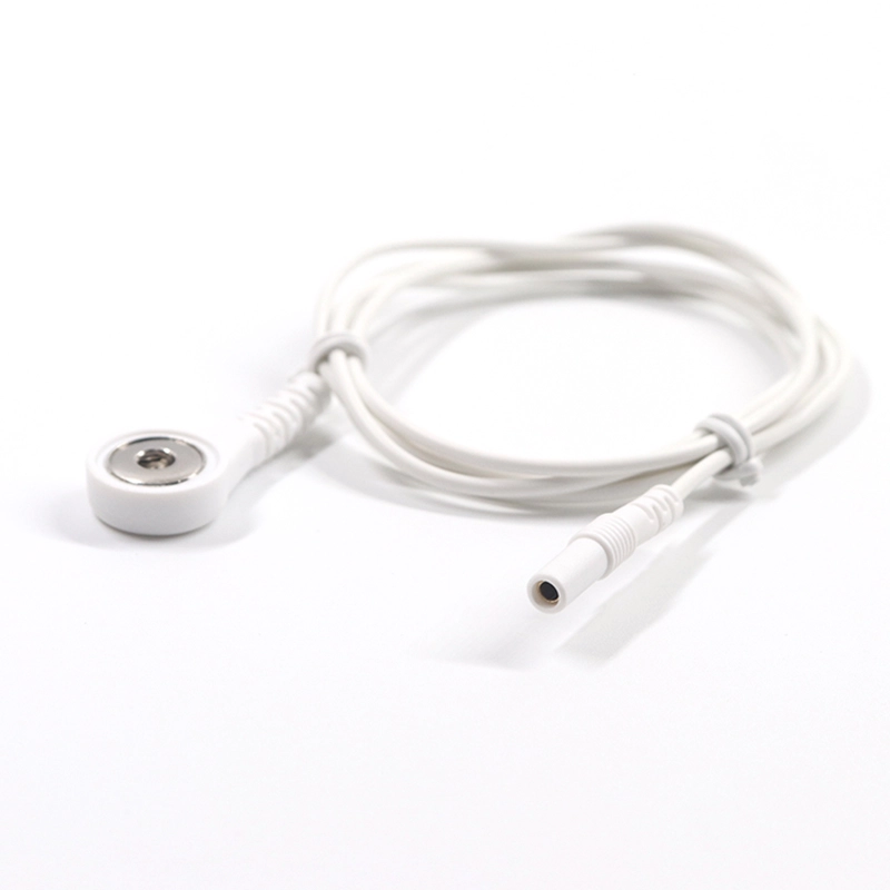 Tens EMS 장치 용 4.0mm 암 스냅 리드 와이어에서 2.0mm 암 전극 핀 | 수십 EMS 리드 와이어 제조업체