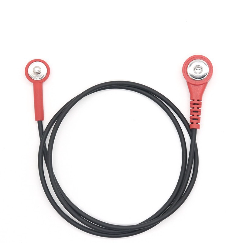 China Bainha de silicone de 4,0 mm machos médicos a 4,0 mm Medical feminino Snap Fabricante de fios de chumbo do Dongguan TENS EMS fabricante