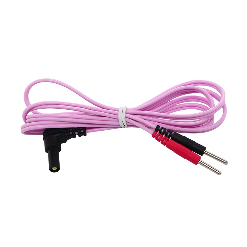 Customized DC2.35mm Sicherheitsstecker zum 2,0 -mm -Elektrodenstiftkabel für TENS | Dongguan Tens EMS Bleidrahthersteller