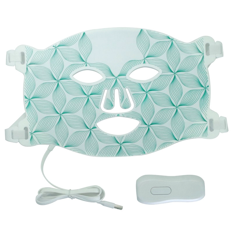 China Máscara facial de silicone com dispositivo de terapia de beleza facial a cabo para rejuvenescimento da pele | Fabricante OEM do DongGuan fabricante