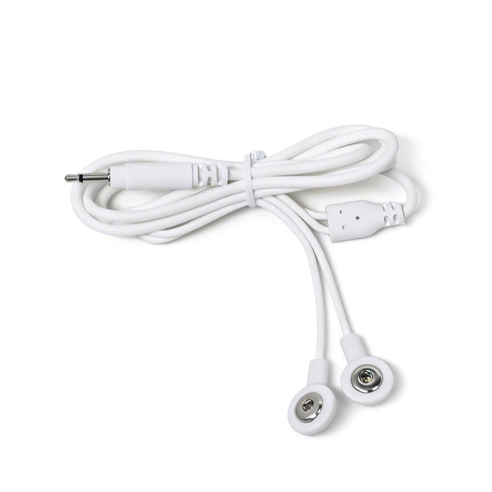 China Gerader 2,5-mm-Audio-Stecker auf SR-Stecker, Y-Split, Dual 2,5 mm medizinisches Schnappkabel mit Buchse | ISO 13485 Dongguan Hersteller Hersteller