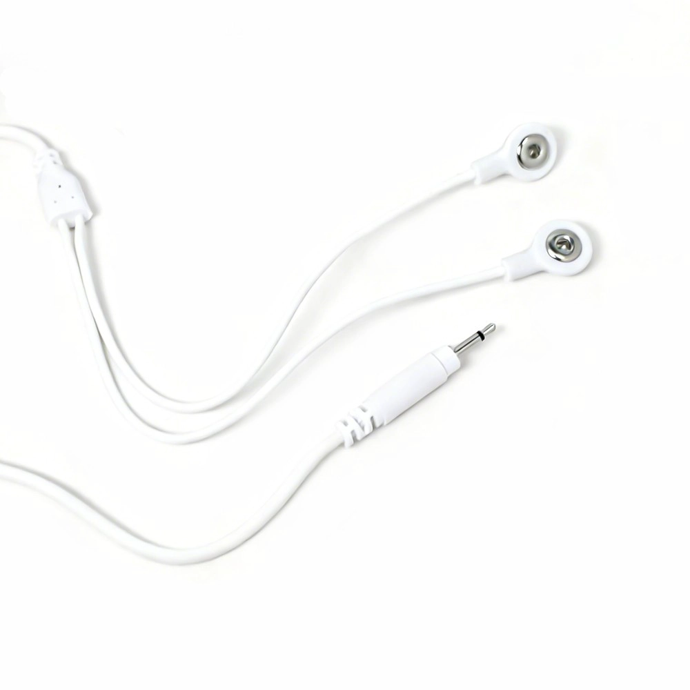 Gerader 2,5-mm-Audio-Stecker auf SR-Stecker, Y-Split, Dual 2,5 mm medizinisches Schnappkabel mit Buchse | ISO 13485 Dongguan Hersteller