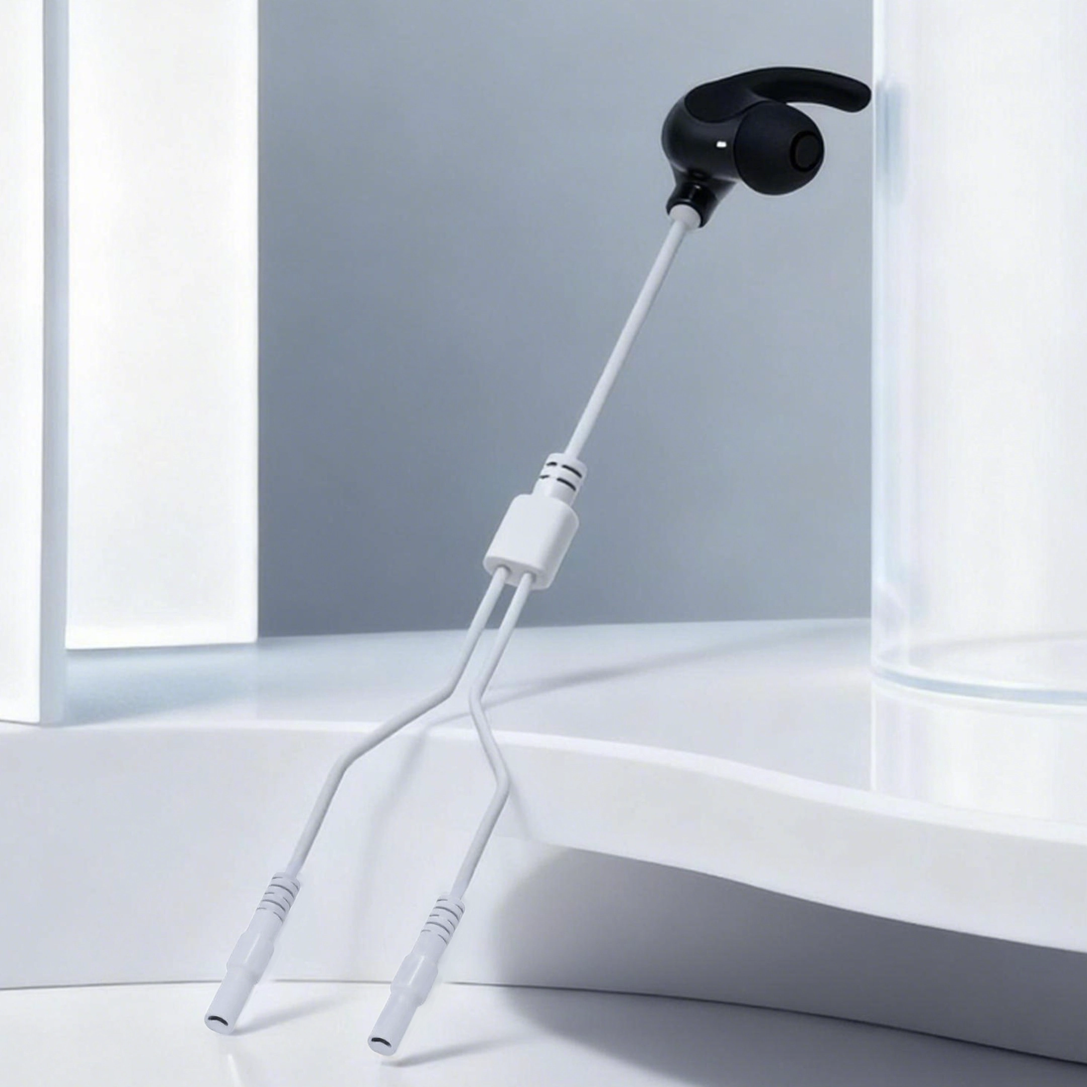 China Benutzerdefinierte 2-Leiter 2,0 mm weiblicher Elektrodenstift zum TVNS-Ohrstück-Elektrodenkabel für die Stimulationstherapie des Aurikulären Vagusnervs | ISO13485-zertifizierter Hersteller medizinischer Kabel Hersteller