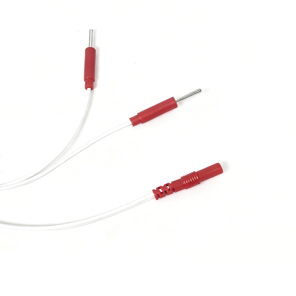 Werkseitig angepasstes 2,0-mm-Rundrohr mit 2 Leitungen, 2,0-mm-Elektrodenstift-Therapiekabel | Kabelfabrik Dongguan