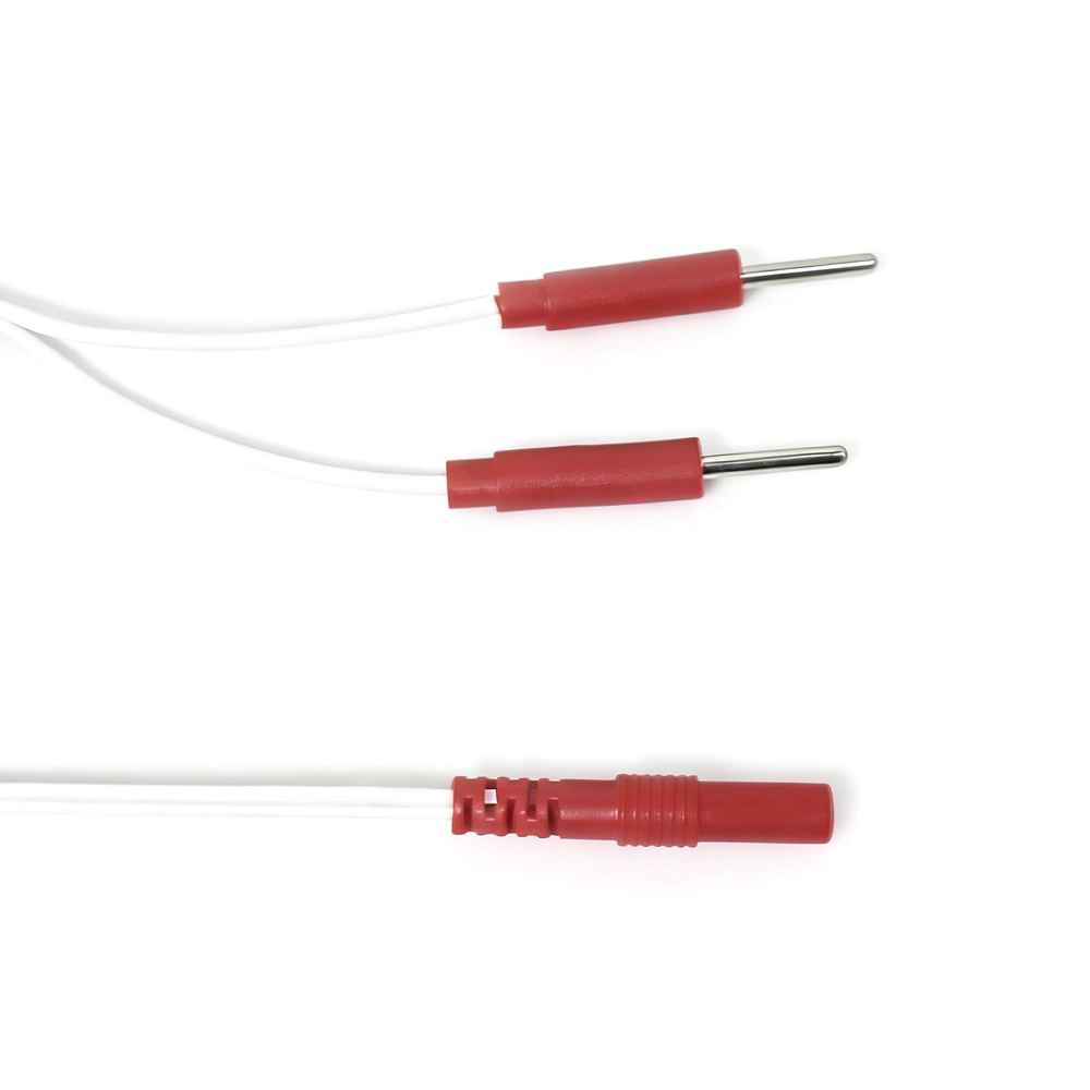 Werkseitig angepasstes 2,0-mm-Rundrohr mit 2 Leitungen, 2,0-mm-Elektrodenstift-Therapiekabel | Kabelfabrik Dongguan