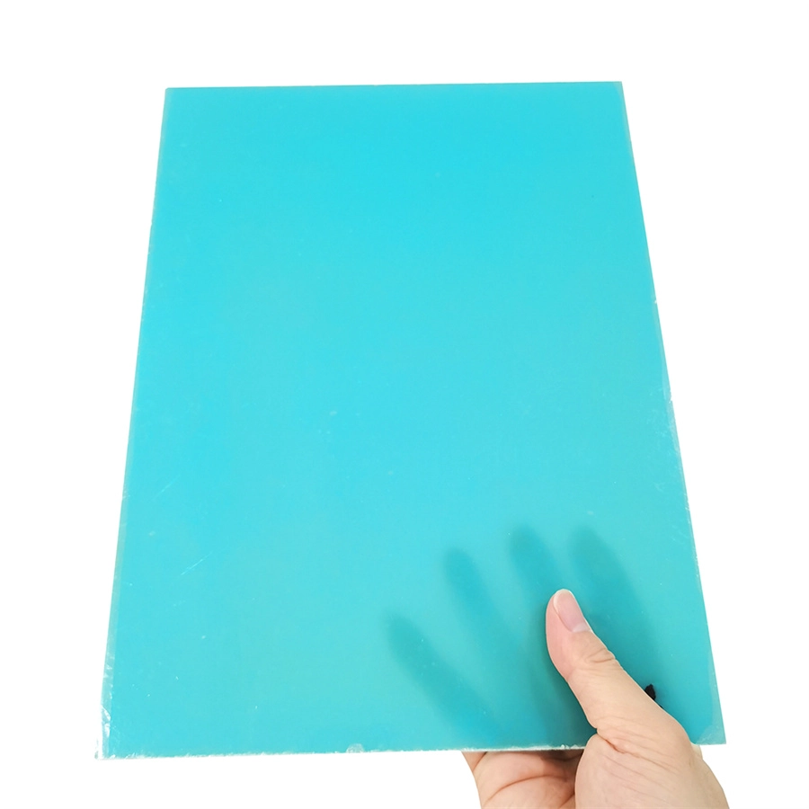 China Skylight Azul Verde Claro Planície Plana Transparente Fibra de Vidro Folha Fornecedores