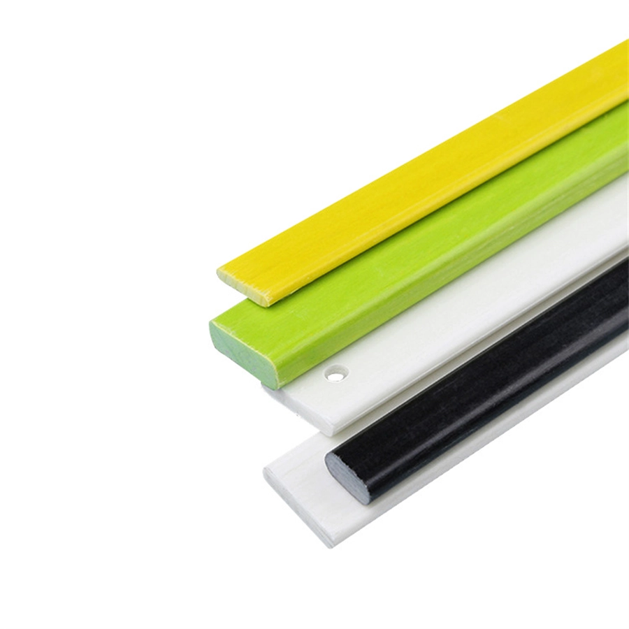 China Fabricantes de tiras FRP de perfis planos de plástico reforçado com fibra de vidro pultrudado personalizados fabricante