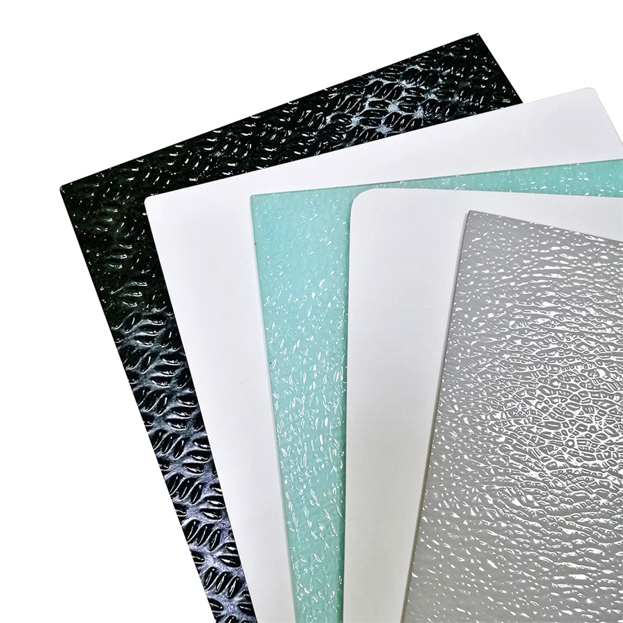China Farbige glatte und geprägte 2 mm 3 mm glasfaserverstärkte Kunststoffplattenwand GFK FRP-Verkleidung Hersteller