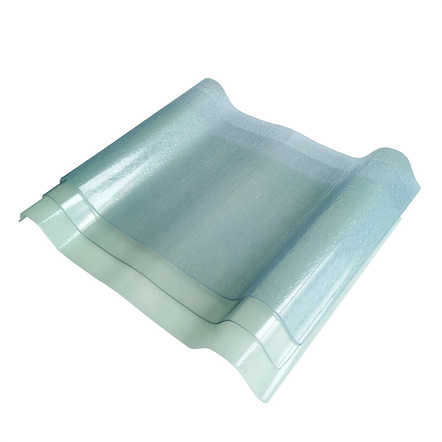 Trung Quốc Tấm lợp bằng sợi polyester GRP trong mờ dạng sóng cho vườn ươm nhà kính nhà chế tạo