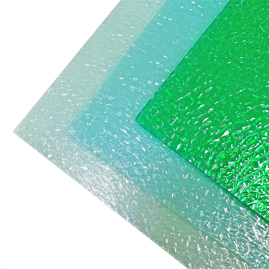 Fabricant de feuille simple transparente FRP en polyester renforcé de fibre de verre d'éclairage